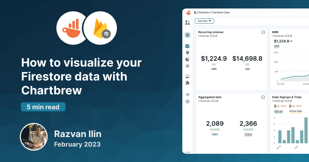 How to visualize your Firestore data with Chartbrew