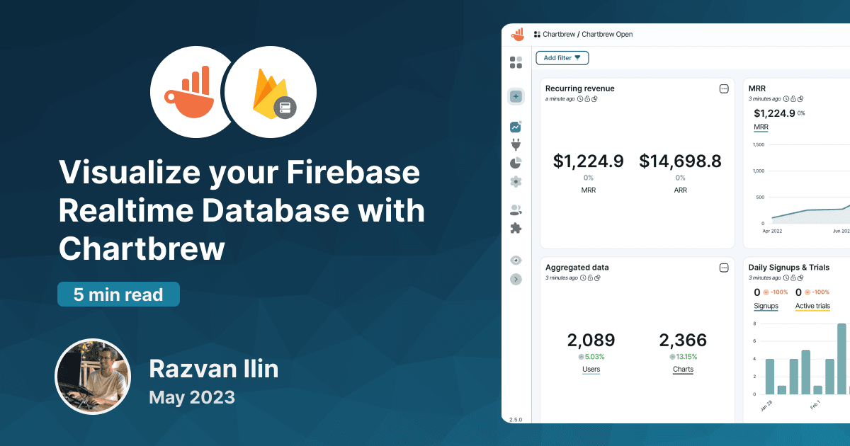 Visualize your Firebase Realtime Database with Chartbrew