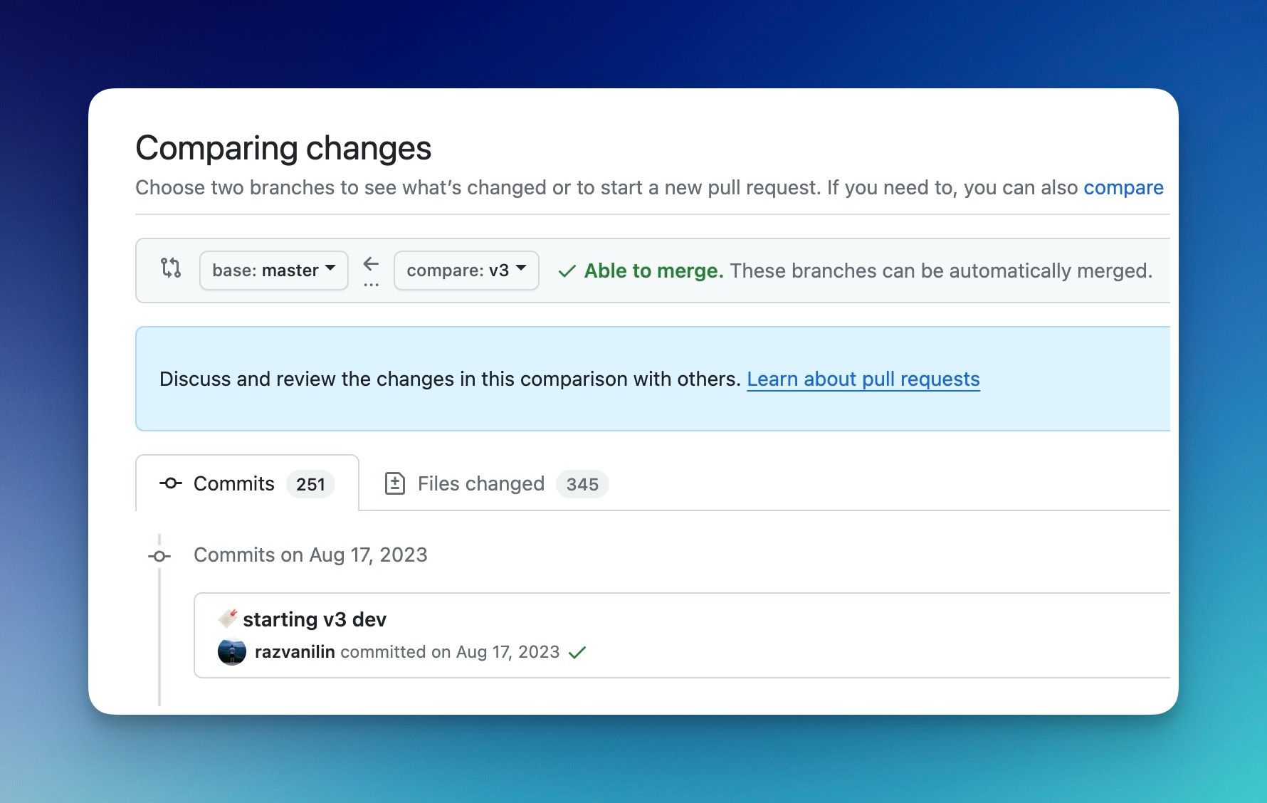 Chartbrew v3 commits