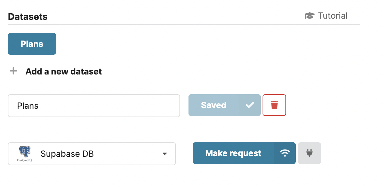PostgreSQL connection in Chartbrew