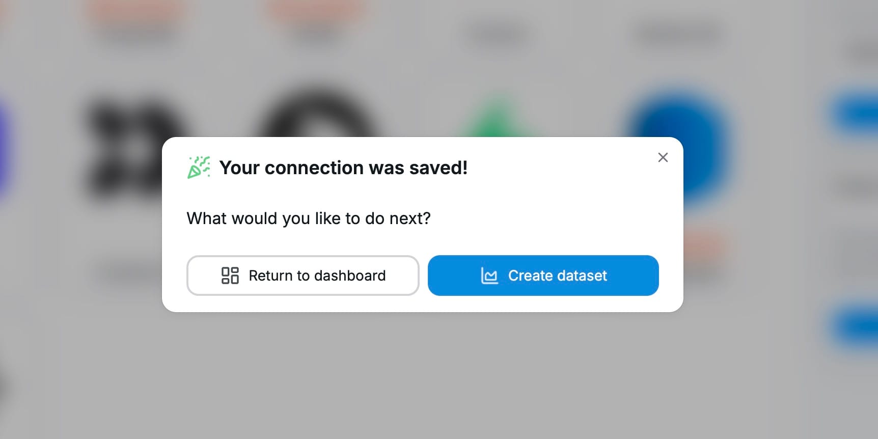 Create a ClickHouse dataset in Chartbrew